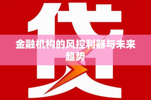 南竿金融机构的风控利器与未来趋势