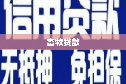 南竿畜牧贷款