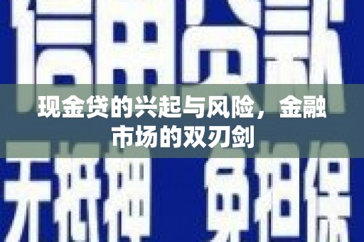 南竿现金贷的兴起与风险，金融市场的双刃剑