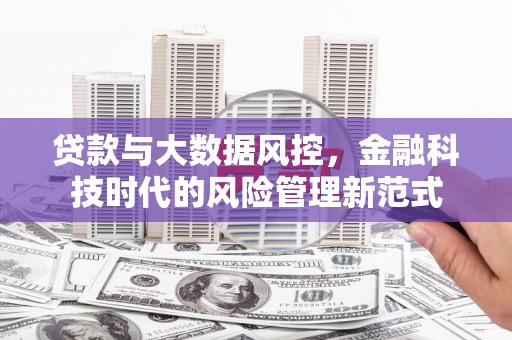 南竿贷款与大数据风控，金融科技时代的风险管理新范式