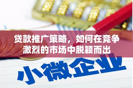 南竿贷款推广策略，如何在竞争激烈的市场中脱颖而出