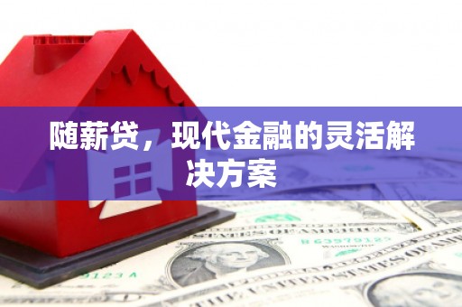 南竿随薪贷，现代金融的灵活解决方案