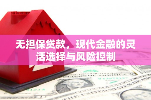 南竿无担保贷款，现代金融的灵活选择与风险控制