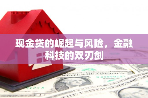 南竿现金贷的崛起与风险，金融科技的双刃剑