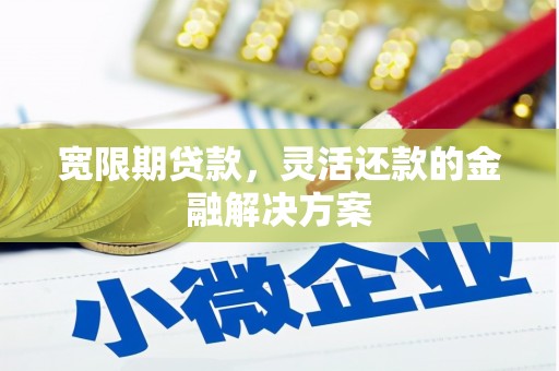 南竿宽限期贷款，灵活还款的金融解决方案