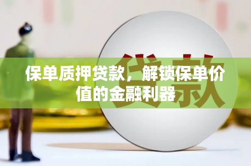 南竿保单质押贷款，解锁保单价值的金融利器