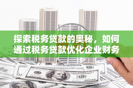 南竿探索税务贷款的奥秘，如何通过税务贷款优化企业财务
