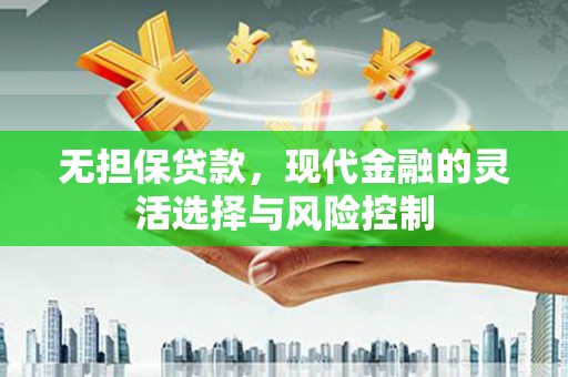 南竿无担保贷款，现代金融的灵活选择与风险控制