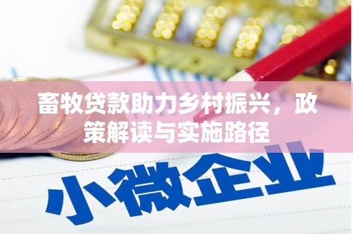 南竿畜牧贷款助力乡村振兴，政策解读与实施路径