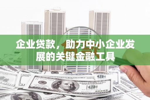 南竿企业贷款，助力中小企业发展的关键金融工具