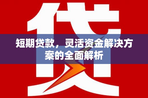 南竿短期贷款，灵活资金解决方案的全面解析