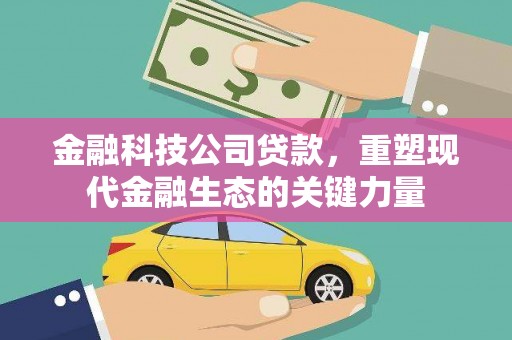南竿金融科技公司贷款，重塑现代金融生态的关键力量
