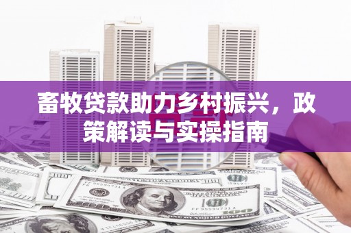 南竿畜牧贷款助力乡村振兴，政策解读与实操指南