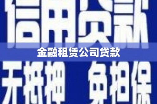 南竿金融租赁公司贷款