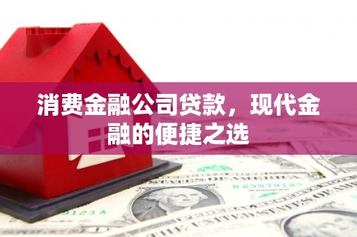 南竿消费金融公司贷款，现代金融的便捷之选
