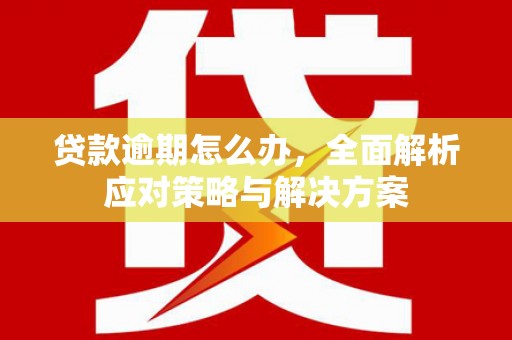 南竿贷款逾期怎么办，全面解析应对策略与解决方案
