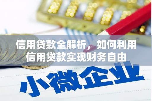 南竿信用贷款全解析，如何利用信用贷款实现财务自由